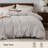 Bedsure 100% Washed Cotton Duvet Cover Queen Set - Minimalist Cotton Beding Set For All Season（set of 3）-106246591-125402759