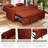 60-Inch Sofa Bed “3-In-1 Convertible Sofa Bed, Cushion Sofa, Pull-Out Bed, 2-Seater Sofa With Pockets, Adjustable Backrest and Pillow, Living Room Apartment (Button Tufting)-2077554502