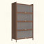 Armoire en métal à 4 portes rabattables, avec amplement d'espace de rangement pour la chambre à coucher, le bureau, le salon, le couloir et le vestibule