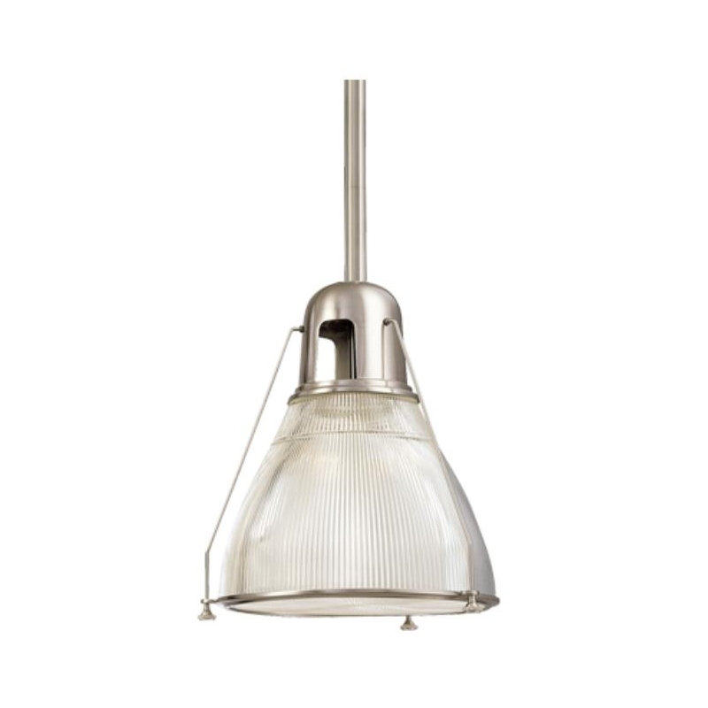 Haverhill 1 - Light Pendant, Satin Nickel, Ribbed
