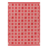 Rug & Kilim’S Scandinavian Rug In Pink And Red With Geometric Patterns