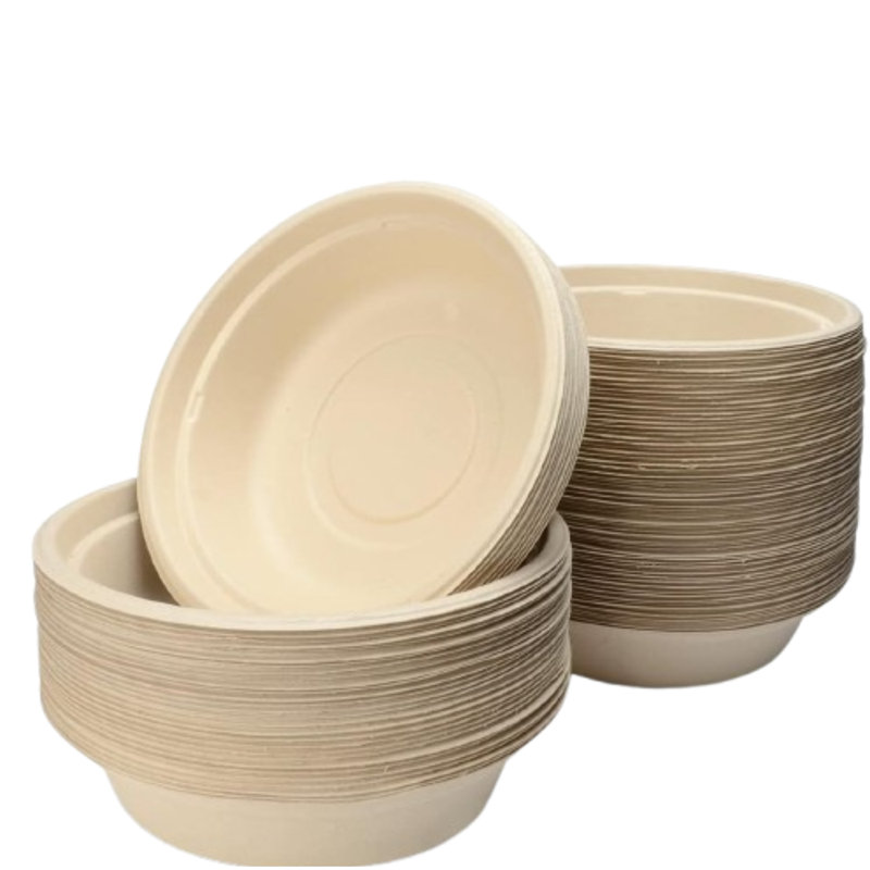 100 Pack 32 Oz Disposable Paper Bowls