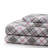 Marina Decoration 600 Thread Count Home Bedding Bedroom Soft Bedsheet Deep Pocket Hotel Standard Percale All Season 4 Pieces Printed Cotton Sheet Set, Grey White Tartan Pattern Queen Size-609520467
