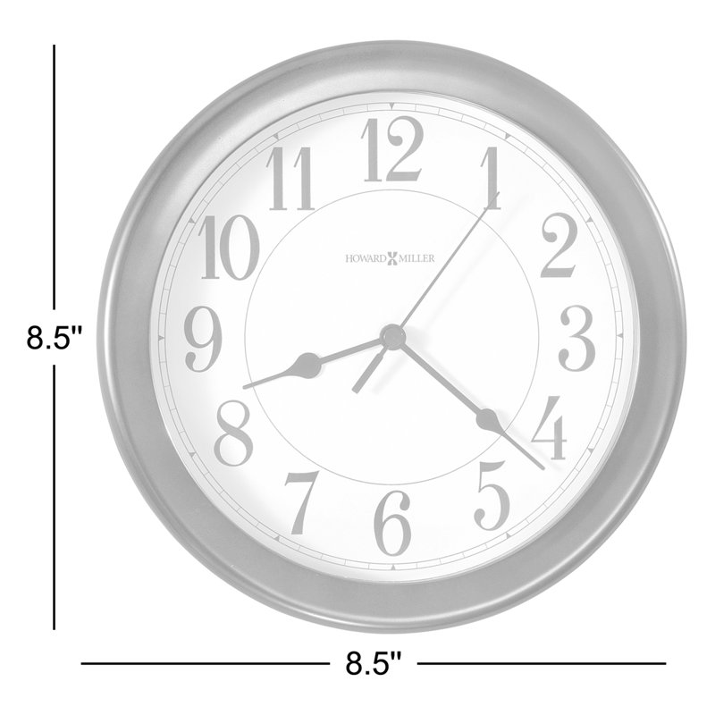 Horloge murale 8,5 po Virgo Quartz