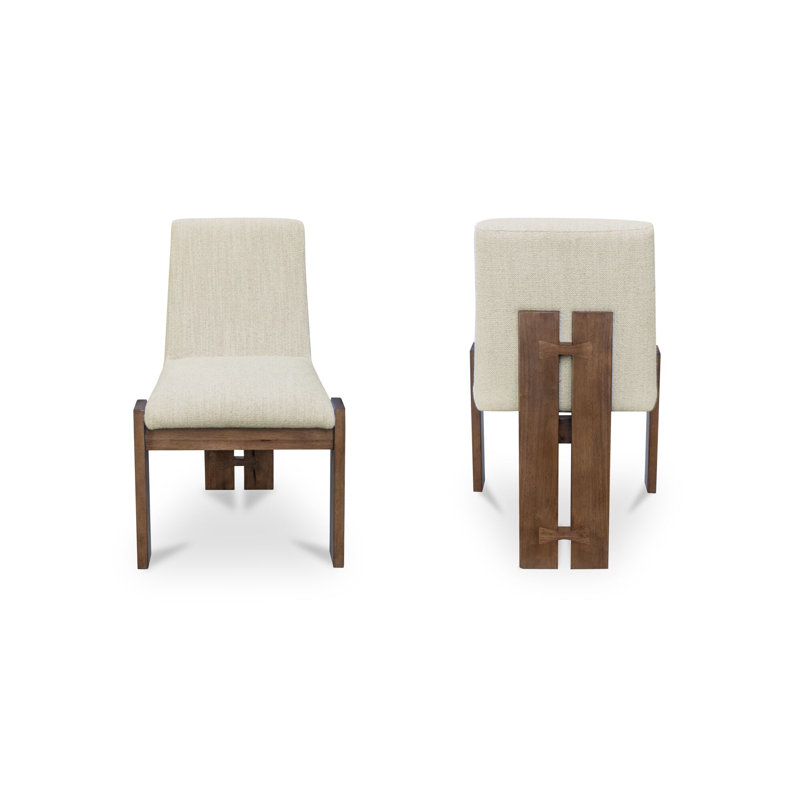 Mia Dining Chair Beige-Set of Two