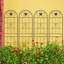 Ensemble de 4 treillis de jardin en métal antirouille 71 po x 19,7 po-310133599