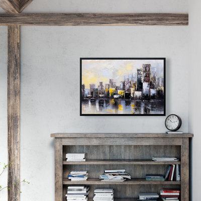 " Abstract City In The Morning "
