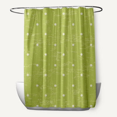 Rideau de douche simple à motif floral Wally