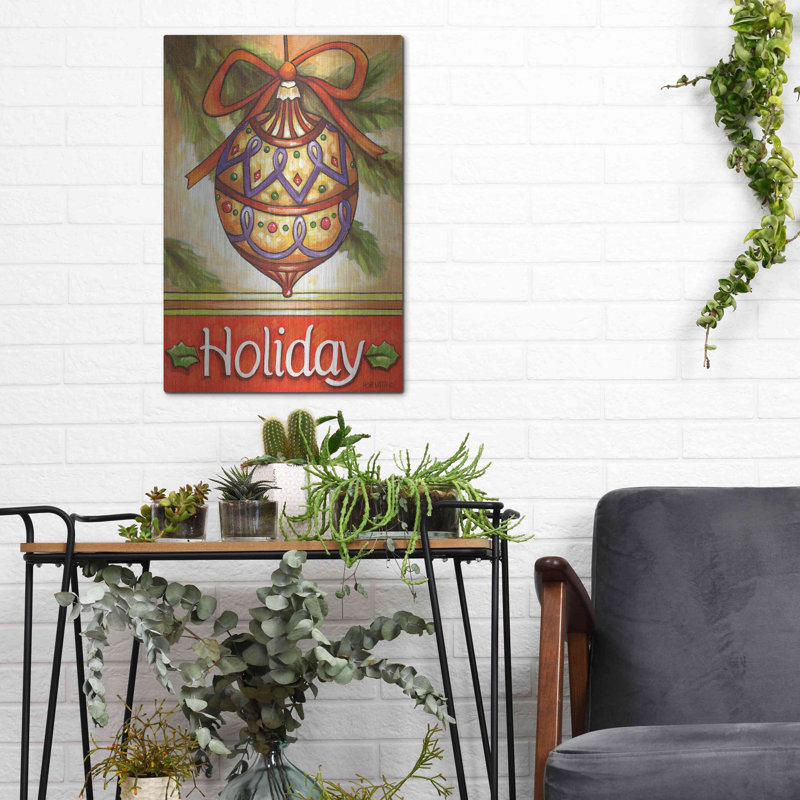 «Holiday Ornament» par Cathy Horvath, H 16 po x l 12 po
