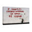 If Graffiti Changed Anything by Banksy - Wrapped Canvas Painting-453873082