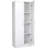 60" Kitchen Pantry Cabinet, 110LBS Freestanding Storage Cabinet Cupboard with 3 Shelves(2 Adjustable)