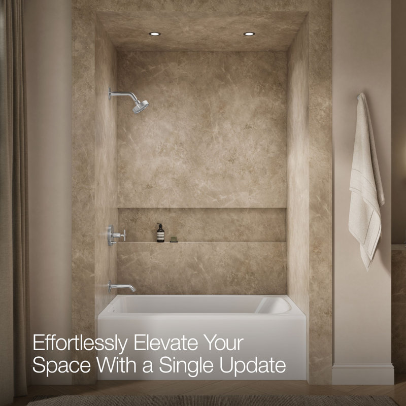 Purist® Tub and Shower Faucet, Polished Chrome, Cross
