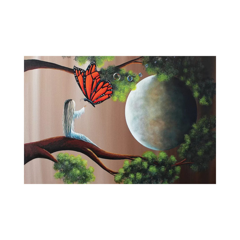 Summer Dreaming by Moonlight Art Parlour - Painting on Canvas, 101.6 cm H x 66.04 cm W x 1.91 cm D, Wrapped Canvas