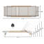 Chaise d'extérieur agréable - aluminium, maille respirante, rouille, détente agréable