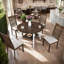 Ensemble de table ronde avec 4 chaises