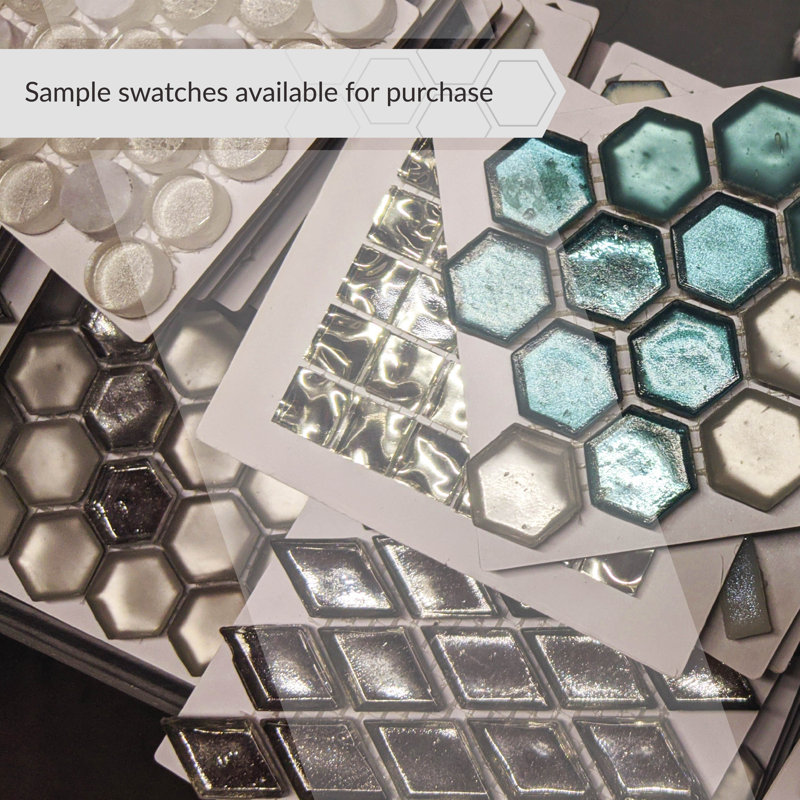 11" x 11" Wood Basketweave Mosaic Wall & Floor Tile