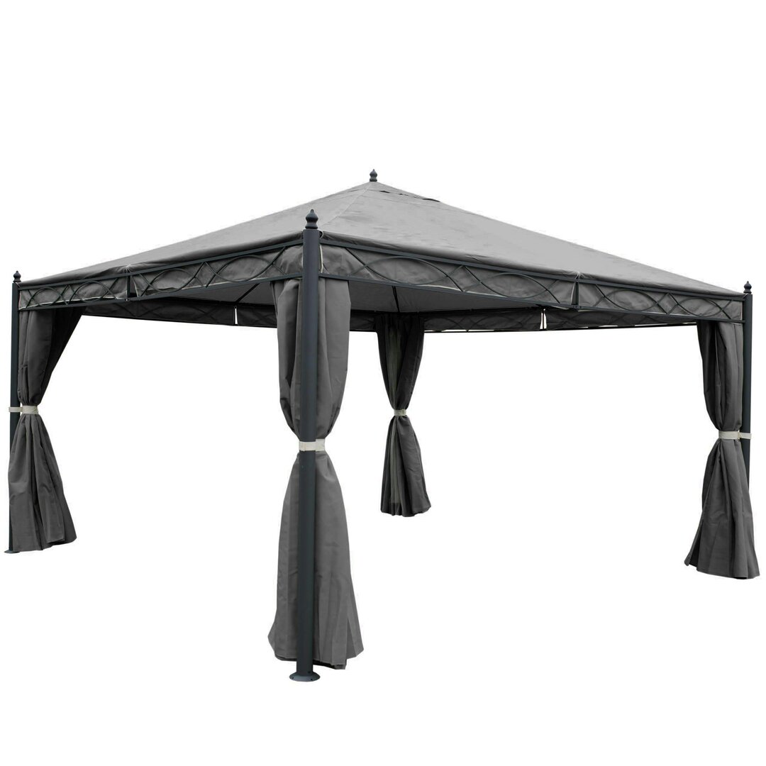 400 cm x 400 cm Pavillon Sieger aus Stahl