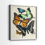 «Collage Butterflies I-Premium», reproduction encadrée prête à accrocher - aucun clou requis - aucun clou requis-171790347-171790364