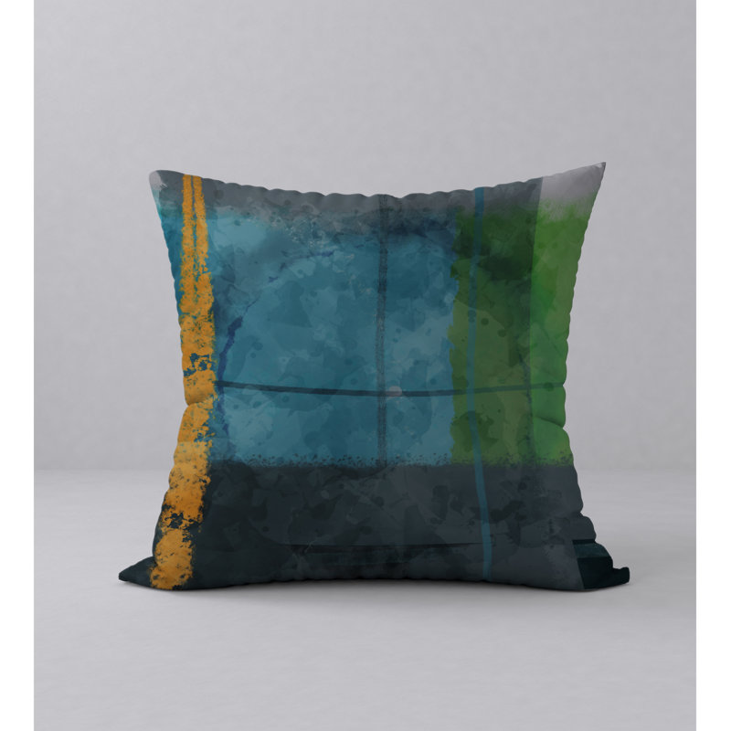 Housse de coussin carrée décorative survive et insert, 24 po x 24 po
