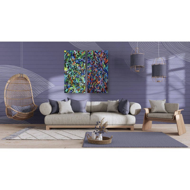 Celebration Print by John Beard, Black Floater Framed, 24" H x 48" W x 3" D