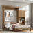 LouvreFold Classic Murphy Bed with Solid Pine and Multifunctional Storage For Small Bedroom, Guestroom-125361169