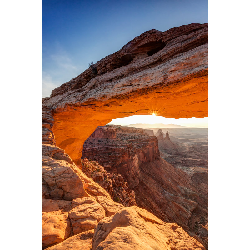 Mesa Arch by Lightpix - No Frame Print on Canvas, 122cm H x 81cm W