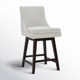 Zahara Swivel Upholstered 26'' Counter Stool