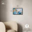 Art abstrait bleu profond sur toile bleu foncé par Art Remedy-107444744-107444756