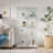 Two-Door Glass Display Cabinet 4 Shelves With Door, Floor Standing Curio Bookshelf For Living Room Bedroom Office, 64.7"*31.7"*14.3"-219712778