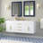 Glasgow 59'' Bathroom Vanity with Acrylic Top-2016125249