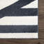 Tapis noir à grandes rayures NU160A-69295776