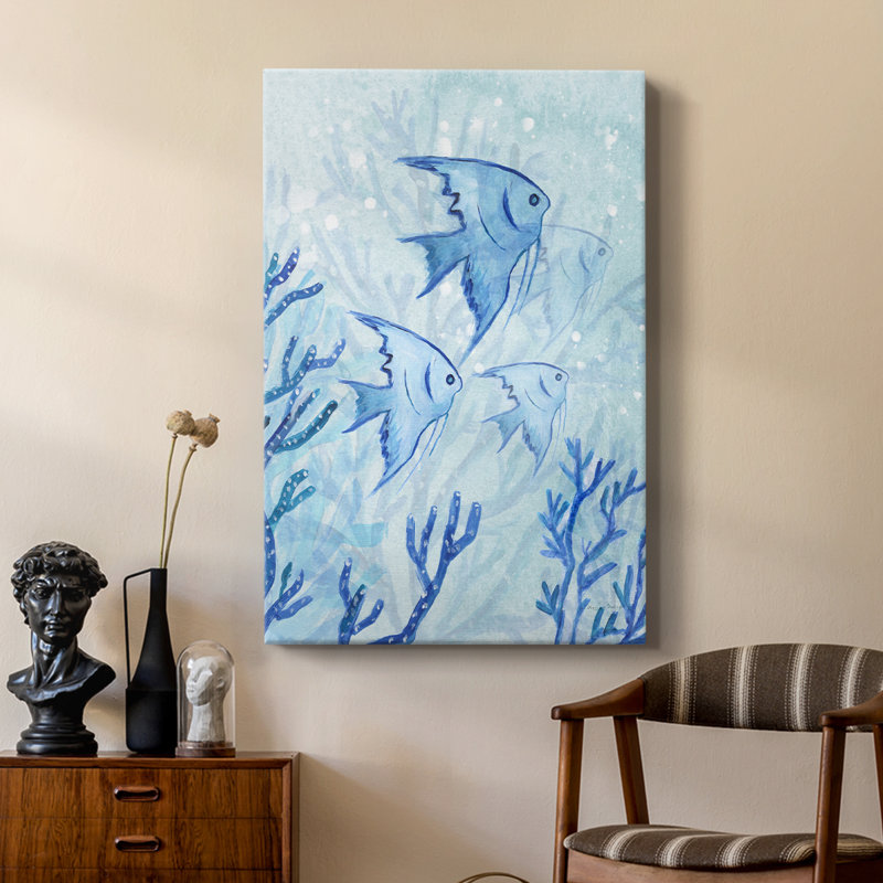 Angel Fish I - galerie sur mesure, H 18 po x l 12 po
