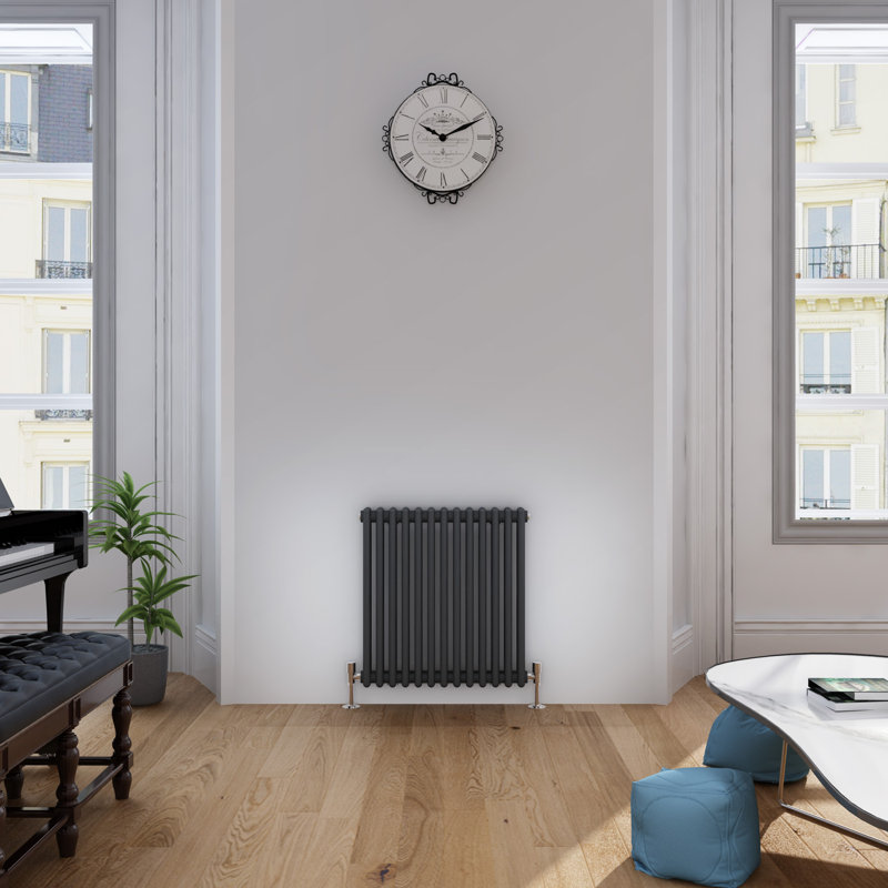 Horan Horizontal Designer Radiator, 600mm H x 605mm W x 70mm D