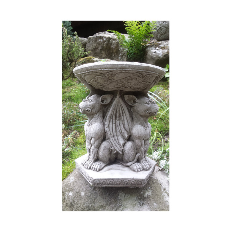 Laws Polystone Fountain Birdbath