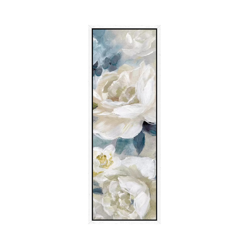 Simple Bright And Bold Detail I by Nan - Panoramic Painting on Canvas, 152.4 cm H x 50.8 cm W, White Framed Canvas