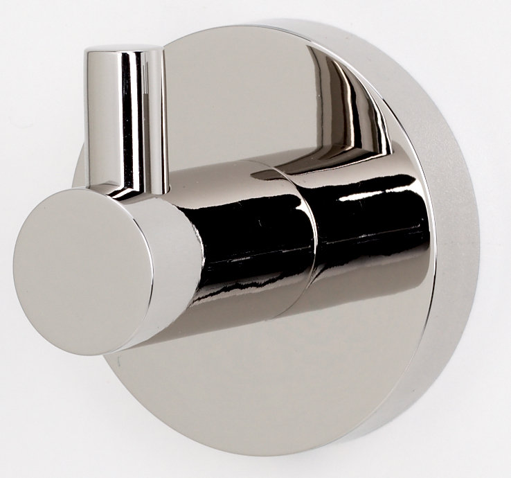 Single Robe Hook, Polished Nickel