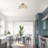 Bainville Fabric Semi Flush Mount-808145658