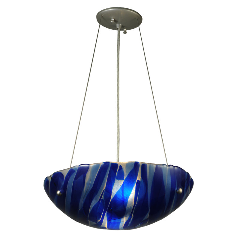 Kayme 3 - Light Nickel Single Pendant