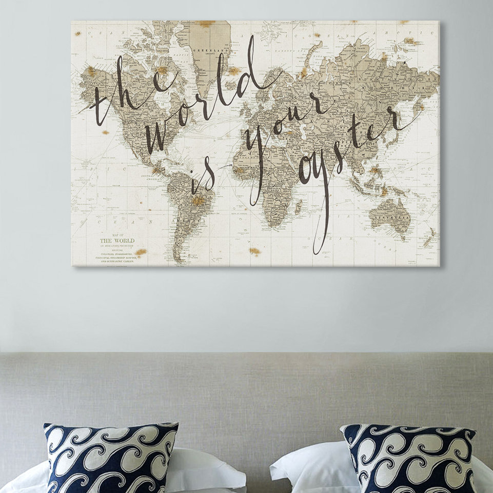 " The World Is Your Oyster " by Sara Zieve Miller East Urban Home