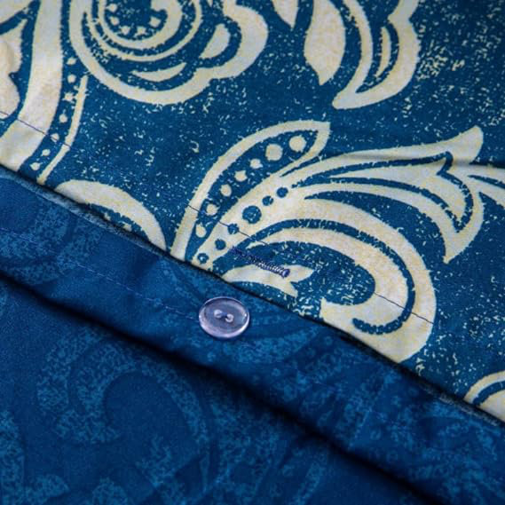 Bozhidar Damask Duvet Cover Set with Pillowcases Included, Double - 2 Pillowcases