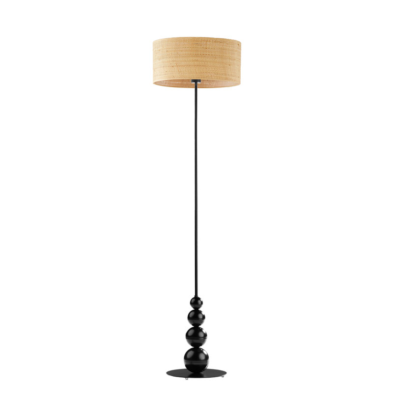 Karstynn 166cm Novelty Floor Lamp, Black