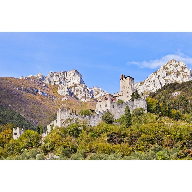Castle Of Avio - Wrapped Canvas Print, 81cm H x 122cm W x 3.8cm D