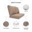 Coussin de causeuse d'extérieur, coussin de remplacement de siège / dossier profond 5 pouces-819095945