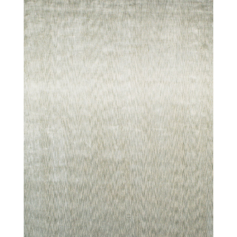 Tapis ivoire tissé à la main Bufus, Rectangle 2 pi x 3 pi