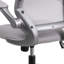 Mid-Back Mesh Swivel Ergonomic Task Office Chair with Gray Frame and Flip-Up Arms-184078688