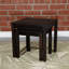 Ensemble de 2 tables gigognes en eucalyptus