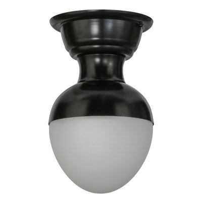 Glass Semi Flush Mount