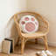 2 pièces Adorable coussin décoratif pour chat avec empreintes de pattes - Coussin décoratif moelleux pour canapé, lit ou bureau