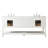 Sinclaire 72 " W Freestanding Standard Free Standing 2 Double Vanity Bathroom Vanity With Engineered Marble Top-1002421017