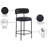 Beacon Upholstered Counter Stool with Metal Frame-88514411